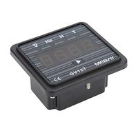 Oumefar Generator Digital Voltmeter GV13T Lightweight Multi-Function Meter for Industrial Control Plastic 58x54x41mm (AC380V)