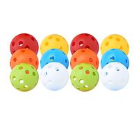 Oumefar Golfing Practice Hollow Plastic Balls Airflow Balls 72MM 26 Holes,Colorful Perforated Plastic Balls, Colorful for Training, Suitable for Indoor and Outdoor Use