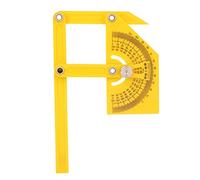 Oumefar Goniometer Protractor Angle Finder Universal Measuring Tool 180 Degree Ruler for Woodworking Engineers Crafters ABS Plastic 15.5cm X 9cm