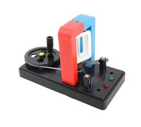 Oumefar Hand Crank Generator Physical Teaching Demonstration Motor Educational Experiment Generator Model for Schools Physics Teaching and Electronic Experiments