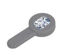 Oumefar Handheld LED Magnifier with IPS Screen USB Digital Microscope for Coin Inspection, Jewelry Making, 2 Inch Screen