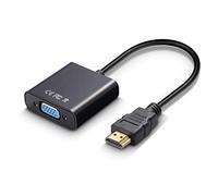 Oumefar HD Multimedia Interface to VGA Converter, 1080P Gold Plated Rustproof Adapter with Clear Stable Signal for Laptop 7 8 8.1