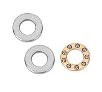 Oumefar "High Precision Miniature Flat Steel Ball Bearings Set for Machinery Manufacturing and Equipment Maintenance" (F5-12M 5 * 12 * 4mm)