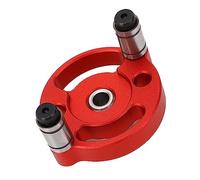 Oumefar Hole Locator Set, Self-Adaptive Woodworking Punching Tool, for Seamless Splicing of Aluminum Alloy Wood Boards (Red)