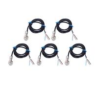 Oumefar Inductive Proximity Sensor Switch 5Pcs NPN Reliable Magnetic Hall Detector for Positioning in Hydraulic and Pneumatic Systems