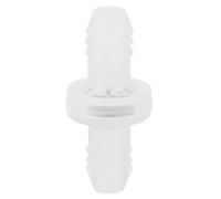 Oumefar Inline Check Valve 3/8" 10MM One Way Water Non Return Valves Diaphragm One-Way Valve for Fuel Gas Liquid Air(PP/VITON)