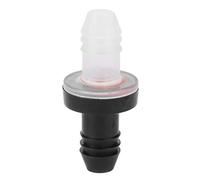 Oumefar Inline Check Valve 3/8" 10MM One Way Water Non Return Valves Diaphragm One-Way Valve for Fuel Gas Liquid Air(PP/Silicone)