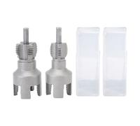 Oumefar Internal External Pipe Threading Tool Double Function Thread Cutting Kit for Home Repair and Electrical Pipe Installation 40Cr Alloy Steel 1/2in 3/4in