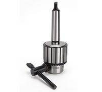 Oumefar Key Type Drill Chuck 5-20mm Lathe Drill Chuck Key Drill Chuck Converter Tool with MT3 Tool Holder Extension Adapter with Socket Adapter Drill Chuck Steel CNC Machine Drill Tool Lathe