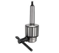 Oumefar Key Type Drill Chuck 5-20mm Lathe Drill Chuck Key Drill Chuck Converter Tool with MT3 Tool Holder Extension Adapter with Socket Adapter Drill Chuck Steel CNC Machine Drill Tool Lathe