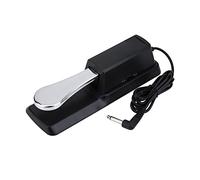 Oumefar Keyboard Sustain Pedal Damper Metal ABS Sturdy Enhance Expression Power Piano Lover Classic Simple Design Electronic