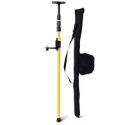 Oumefar Laser Telescopic Pole, Easy to Fix Leveling Telescoping Pole for and Line Lasers, 2.8 Meter Laser Leveling Telescoping Pole Adjustable Mounting for Heavy Duty, Line Lasers