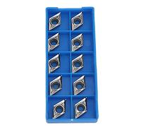 Oumefar Lathe Insert, Vane/Wing Design Carbide Insert for Industrial Machining, 10pcs