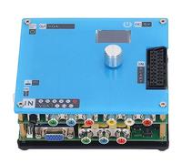 Oumefar LCD GBSC Converter High Definition Multimedia Interface VGA Control Video Game Converter for PS2, Debug Function Adjust Image Position, for Old Host Players, DC5V PCB Cover Size 1 X