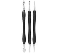 Oumefar Leather Carving Set Leather Craft Modelling Spoon Carving Stylus Tool Set Modelling Splicing Embossing Spoon for Leather Craft DIY, Dual Head Detail Embossing Sculpting Press Tool