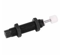 Oumefar M12x10mm Hydraulic Oil Pressure Shock Absorber with Efficient Piston Reset Mechanism for Pneumatic Air Cylinder Metal 2 Units