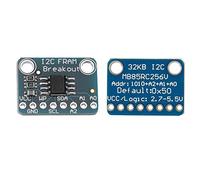 Oumefar MB85RC256V Breakout Board 32KB I2C Non-Volatile Memory, 10 Trillion Read/Write Cycles for Low Power Data Logging