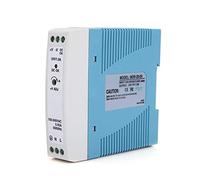 Oumefar MDR-20-24 Din Rail Power Supply Switch 85VAC-264VAC to DC 24V Buck Voltage Controller for TS-35/7.5 Mounting Rails