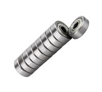 Oumefar Metal Shielded Deep Groove Ball Bearings for Printer Miniature Silent Micro Bearings, 10Pcs/Lot 625ZZ Printer Tool Accessories