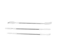 Oumefar Metal Spudger Set Durable Pry Tool Kit for Mobile Phone Tablet Repair Disassembly 3Pcs Universal for DIY Enthusiasts Steel Silver 6 Types Spudger Heads