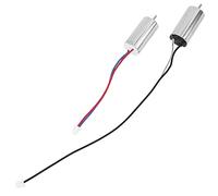 Oumefar Micro Brush Motor Low Noise High Speed for Robot Steering Gear Drone, Mini Size 4pcs 10x20mm Micro Motor Wire Lead for Toy