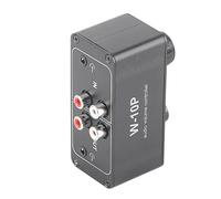 Oumefar Mini Stereo Audio Volume Controller Portable Headphone Volume Adjuster with 3.5mm Jack for Music Enthusiasts and Audiophiles Aluminum Alloy 88x38x38.5mm