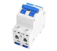 Oumefar Miniature High Performance DZ47-63 2P Circuit Breaker for Leakage Protection in DC Systems, Suitable for Solar Energy and Photovoltaic Systems (25A)