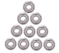 Oumefar Miniature Stainless Steel Rolling Bearings with 10pcs S698ZZ 19x8x6mm for Deceleration Device Papermaking Machinery