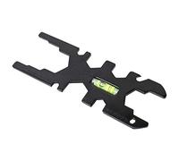 Oumefar Multi Function Bathroom Wrench Tool Faucet Water Pipe Black Household, Multi Function Wrench Water Pipe Wrenchs Bathroom Wrenches for Shower Tubes Household Tool