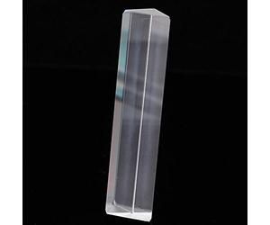 Oumefar Optical Glass Physics Teaching Prism for Kids, K9 Material, Colorful Light Rendering, Gift Decoration for Children, 0.6 X 0.6 X 3.4 in, Science Class Equipment Applicable (15 * 15 * 87)