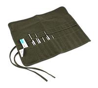 Oumefar Paint Brush Holder ,22 Slots Paint Brush Storage for Acrylic Oil Watercolor Gouache Artist Paint Brush Roll Canvas Pouch for Artist Pen Brush