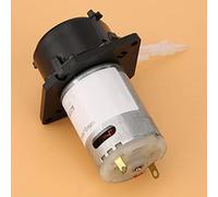 Oumefar Peristaltic Dosing Pump Easy Maintenance for Aquarium Lab Analysis, Self-Priming, 12V Dosing Pump, Black, White, Blue for Experimenters, 1 X Peristaltic (2 * 4 Black)