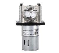 Oumefar Peristaltic Metering Pump, 3 Rollers, Large Flow, Stainless Steel, Clear, 12V