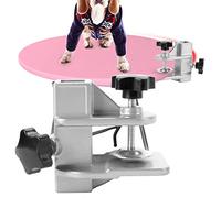 Oumefar Pet Grooming Table Accessories Clamp-on Accessory Aluminium Alloy Fixture Fixation Clip H Bar Clamp Holder for Dogs Cats(23 * 23mm) Dog Cleaning and Grooming Supplies