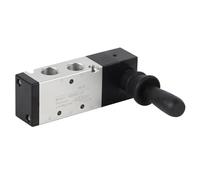 Oumefar Pneumatic Mechanical 5 Connection 3 Position Air Valve Control Valve Sealing Thread High Leakage for Control Air for Textile Devices (4H330 10)