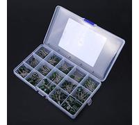 Oumefar Polyester Film Capacitors Assortment Kit Box for Electronic Enthusiasts and Amateurs 150pcs 100V 15 Value 0.33nF-470nF