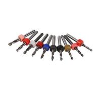 Oumefar Precise Carbide PCB Micro Drill Bits Set for SMT CNC Mold 10pcs 2.1mm-3.0mm for Jewelry Model Engineering