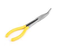 Oumefar Precise Long Pliers 3pcs 270mm 45/90 Degree Bent Nose or O ShapeTip for Craft Repairing Tool, Ergonomic Handle for Comfortable Grip, Suitable for Vehicle Maintenance (Extended 45°)