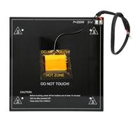 Oumefar Printer Heating Bed Industrial 3D Printer Heated Pad Hot Bed Replacement for Ender 3 3X 3 Pro 235 X 235 X 3mm Aluminum Substrate Copper Clad