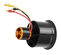 Oumefar QX Motor EDF Ducted Fan Set 50mm EDF 12 Blades Ducted Fan with QF2611-5000KV 3-4S Brushless Motor for RC Airplane(CW) (CW)