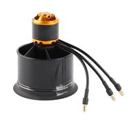 Oumefar QXMotor 50mm EDF Ducted Fan,12 Blades Ducted Fan with QF26115000KV 34S Brushless Motor for RC Airplane (CCW)