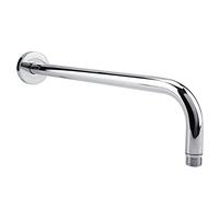 Oumefar Rain Head Arm Rainhead Arm Extra Long Arm Extension Handle Replacement Shower Arm Chrome Shower Arm Stainless Steel for Bathroom