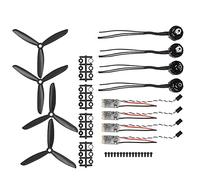Oumefar RC ESC Kit,2205 2300 KV Aluminium Alloy CW + CCW Motor + 30A Brushless ESC + 5045 Propelle Set RC Accessory for RC Quadcopter