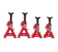 Oumefar RC Toys, 4pcs Metal 6 Ton 3 Ton Simulation Jack Stands Toys Axle Stands RC Car Accessories for D90 Axial Wraith SCX10 1/10 RC Crawler Car