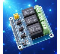 Oumefar Reliable 3-Channel Relay Expansion Board for, Relay Module for B+/2B/3B, Optocoupler Isolation, Easy Control, for DIY Enthusiasts