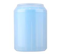 Oumefar Removable Dog Paw Cleaner Cup Portable Pet Cleaning Brush Cup Dog Foot Cleaning Cup Tool with Soft Silicone bristles(Blue)