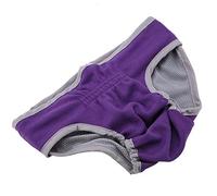 Oumefar Reusable Dog Physiological Pant Female Dog Underwear Pet Sanitary Diaper Sanitary Shorts Panties for Female and Male Dog(XL-Purple)