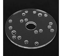 Oumefar Router Base Plate Kit - Sophisticated Multifunctional Base Plate - Acrylic for Woodworking - Centering Screws