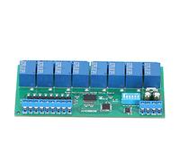 Oumefar RS485 Relay Module 8 Input 8 Output Reliable Efficient Control for PLC Expansion Projects 12V