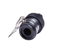 Oumefar Rubber Faucet Universal Connector Durable Metal Clamp Tap Water Inlet Adapter for Home Garden Use